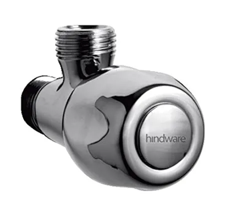 Hindware F850030CP Angular Stop Cock Angle Valve for Bathroom with Chrome Finish