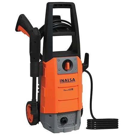 INALSA Car Washer High Pressure Washer 2000W with Induction Motor Pressure 140 Bar Max Flow 420 L Hr 6 Mtr Outlet Hose Self Priming Over Heat Features Car Washer High Pressure Pump POWERSHOT 2000 