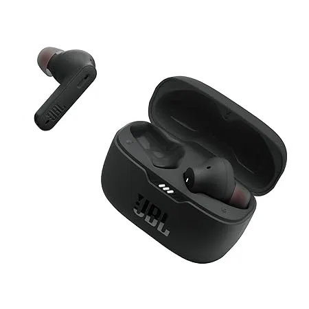 JBL Tune 235NC in Ear Wireless ANC Earbuds TWS Massive 40Hrs Playtime with Speed Charge Customizable Bass with Headphones App 4 Mics for Perfect Calls Google Fast Pair Bluetooth 5 2 Black 
