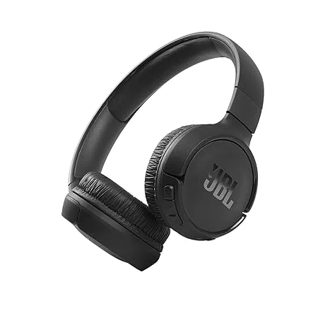 JBL Tune 510BT On Ear Wireless Headphones with Mic up to 40 Hours Playtime Pure Bass Quick Charging Dual Pairing Bluetooth 5 0 Voice Assistant Support for Mobile Phones Black 