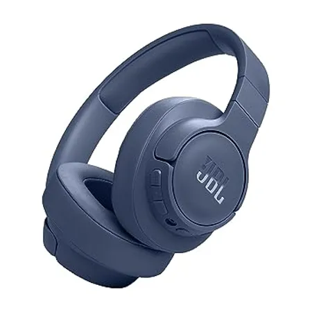 JBL Tune 770NC Wireless Over Ear ANC Headphones with Mic Upto 70 Hrs Playtime Speedcharge Google Fast Pair Dual Pairing BT 5 3 LE Audio Customize on Headphones App Blue 