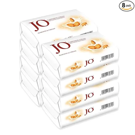 JO Almond Cream Soap Pack of 8 150 gram