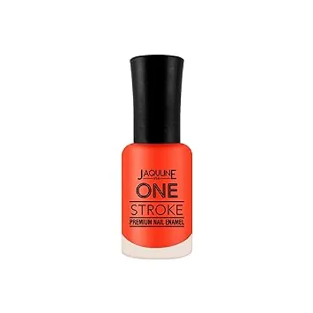 Jaquline USA One Stroke Premium Nail Enamel Tangy Affair 35 8 ml Midnight Kiss J55 8 ml Chip Resistant Voluptuous Gel Finish Impeccable Color Seamless Application Long lasting Harmful Chemical Free