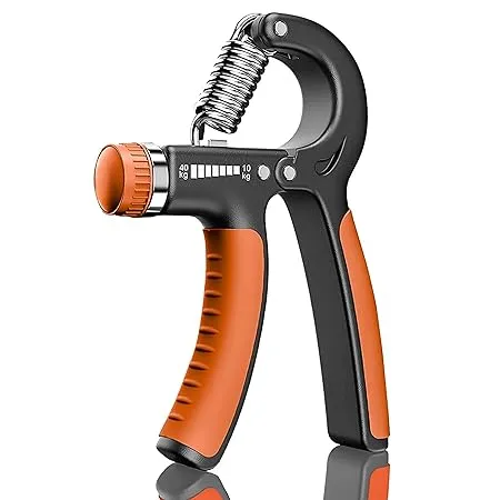 JimXen Adjustable Hand Grips Strengthened Exerciser Gripper Muscle Developer for Gym Workout Home Resistance 10Kg to 40Kg for Strong Wrist Finger and Forearms Equipment for Men and Women