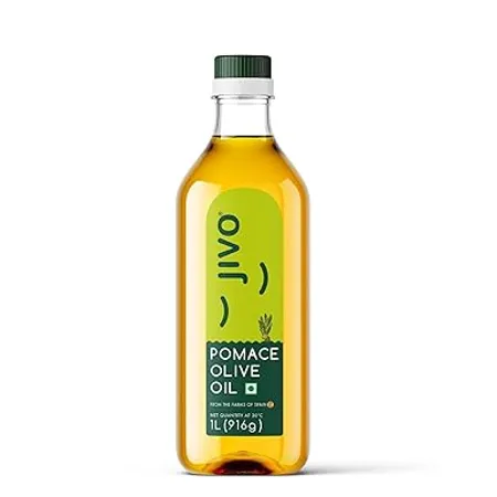 Jivo Daily Cooking Pomace Olive Oil 1 Litre Rich in MUFA Low in Saturated Fat Pack of 1 