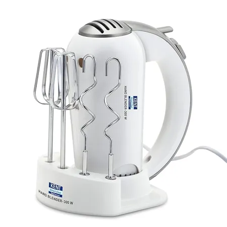 KENT 16051 Hand Blender 300 W 5 Variable Speed Control Multiple Beaters Dough Hooks Turbo Function