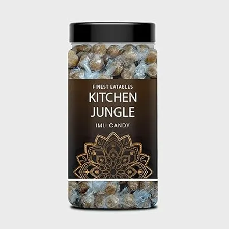 Kitchen Jungle Imli Candy Khatti Meethi Imly Chulbuly Emli Tamarind Twist Candy Twisted Emly Candys 400gm Jar Pack of 1 