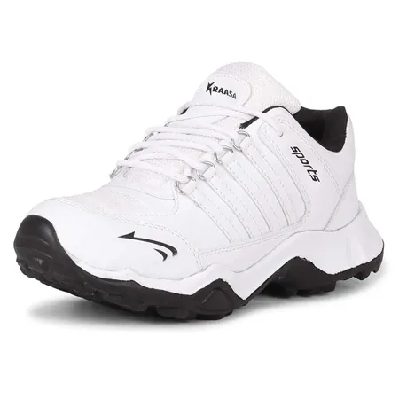 Kraasa Sports Shoes for Men Latest Stylish Casual Sneakers for Men Lace up Lightweight Shoes for Running Walking Gym Trekking Hiking Party Running Shoes for Men