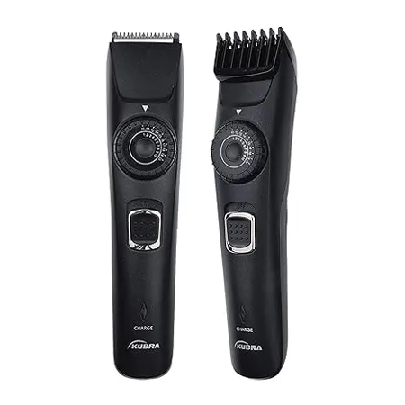 Kubra KB 1001 All In One Trimmer For Men Black Trimmer Men USB Charging 90 Min Runtime Shave Cut Trim Best Suited For Face Body Ultra Sleek Easy To Carry