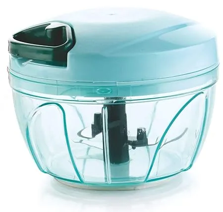 LEAWALL Plastic Handy Vegetable Chopper Cutter Mixer Set 500 ml 