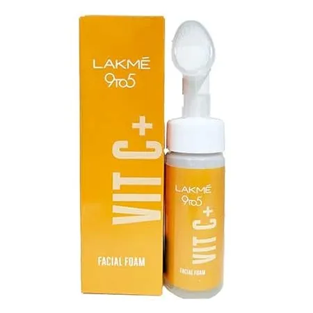 Lakme 9to5 Vitamin C Mild Facial Foam 100 Soap Free Effectively Cleanses Removes Oil Impurities Dirt For Normal Dry Oily Sensitive Combination Skin 150ml