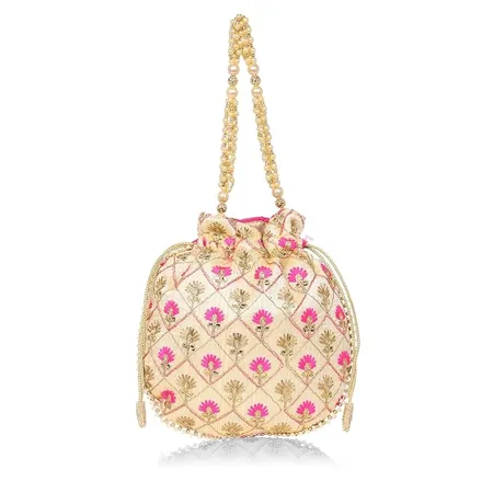 Lavie Women s Amara Round Potli Ladies Purse Handbag