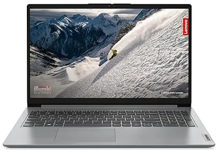 Lenovo Ideapad 1 AMD Ryzen 5 5500U 15 6 39 62cm FHD Thin Light Laptop 8GB 512GB SSD Windows 11 Office 2021 1Yr Warranty Cloud Grey 1 6Kg 82R400BRIN