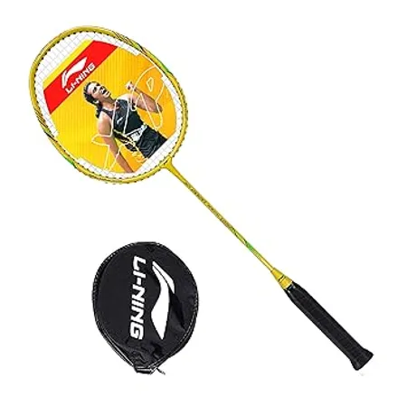 Li Ning XP 2020 Special Edition AYPQ152 5 Blend Strung Badminton Racquet With Free Head Cover Set of 1 Yellow Blend