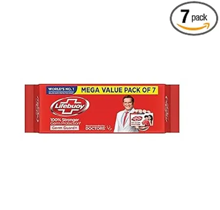Lifebuoy Total 10 Germ Protection Bathing Soap Bar 125 g Combo Pack of 7 Protects Against Viruses and Germs Combo Offer