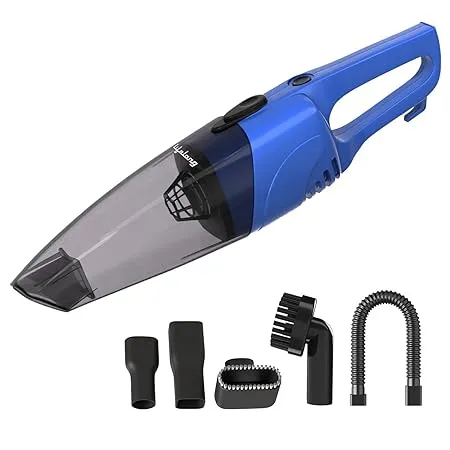Lifelong 800W Handheld Vacuum Cleaner with Powerful Suction Lightweight Durable Body Includes Multiple Accessories Black Blue 1 Year Manufacturer s Warranty LLVC910 