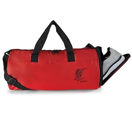 Lifelong LLGB01 Gym Bag Unisex Gym Bags Adjustable Shoulder Bag for Men Duffle Gym Bags for Men Carry Gym Accessories Fitness Bag Sports Travel Bag Gym kit Bag Red 6 Months Warranty 