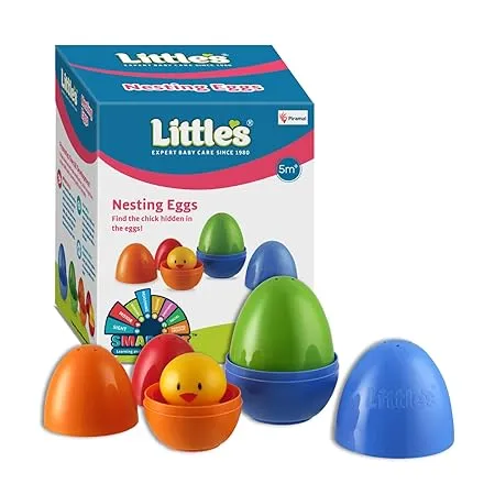 Little s Nesting Eggs I Activity Toy for Babies I Multicolor I Infant Preschool Toys I Develops Motor Reasoning Skills