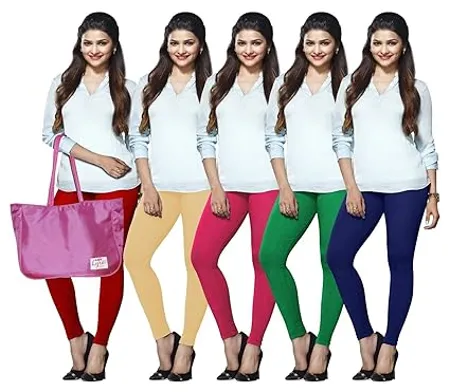Lux Lyra Women s cotton Bottom Pack of 5 AL 12 18 33 51 67 5PC MultiColor FS
