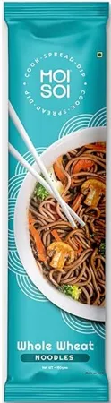 MOI SOI Healthy Whole Wheat Noodles 150 G No Preservatives 100 Atta Get Restaurant Style Taste in Just 10 Minutes No Maida Not Fried Serves 2 150gms
