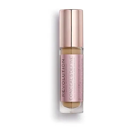 Makeup Revolution Conceal and Define Matte Cream Concealer C12 Brown 3 4ml