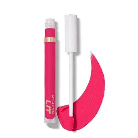 MyGlamm LIT Liquid Matte Lipstick Lacey Pink 3 ml With Moringa Oil 12HR Long lasting Lipstick Cruelty Free Matte Lipstick