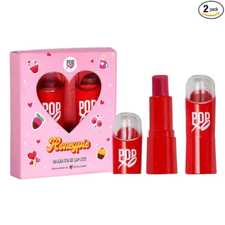MyGlamm POPxo Honeypie Lipstick Kit Cookie Dough valentine gift set Macaron 2X4gm