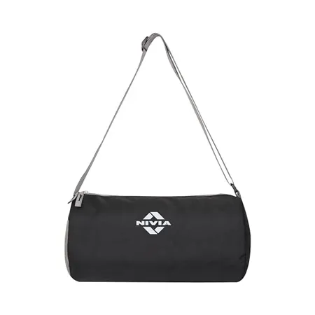 NIVIA Basic Duffle Polyester Bag Gym Bags Adjustable Shoulder Bag for Men Duffle Gym Bags for Men Fitness Bag Carry Bags Sports Travel Bag Sports Kit Duffle Bags Travel