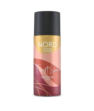 NORD Deodorant Body Spray Forest Spice 150 ml Pack of 1 