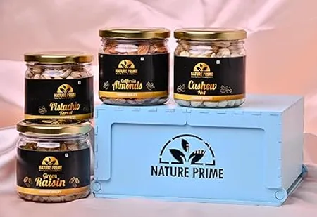 Nature Prime Dry fruits Gift Box I Corporate Gift I Dry Fruits Healthy Dry Fruits Premium Gift Hamper I Gourmet Gift I Birthday Anniversary Gift I Diwali Gift Box I Diwali Gift For Employees 200 4 