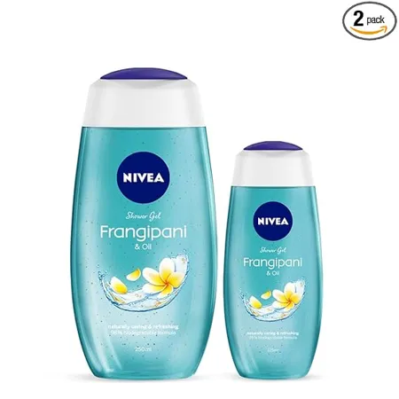 Nivea Shower Gel with Care Oil Pure Glycerin for Instant Soft Summer Fresh Skin Microplastic Free Clean Healthy Moisturized Skin Home Travel Kit 250ml 125ml