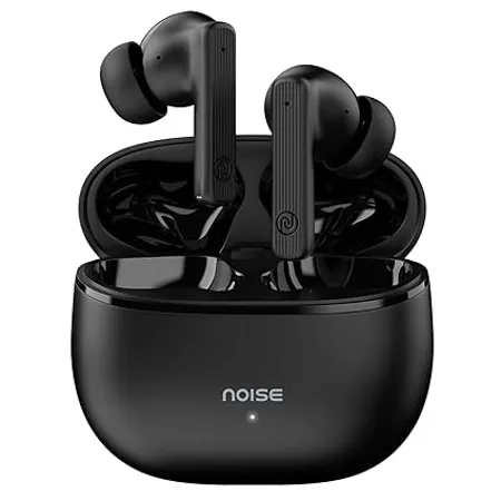 Noise Newly Launched Air Buds 3 in Ear Truly Wireless Earbuds with 45H of Playtime Quad Mic with ENC Instacharge 10 min 200 min 13mm Driver BT v5 3 Jet Black 