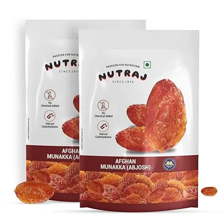 Nutraj Munakka Raisin Abjosh 400G 200G X 2 fresh