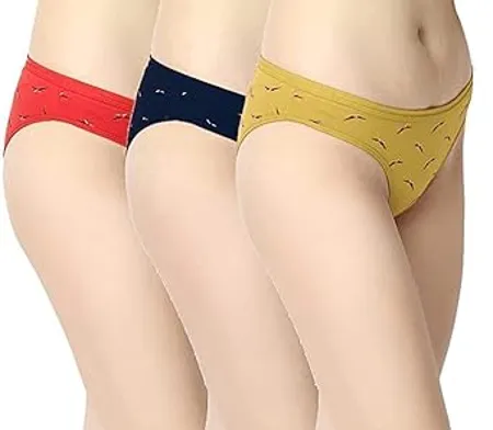 OFNITE Enterprise Combo of 1 Women Panty Net G String G Thong and Polyster Panty Pack of Three Soft Comfortable Beach Wear Bikini Panty for Woman