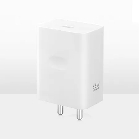 OPPO Original 6 Months Offical Warranty SUPERVOOC 33W Single Port USB Fast Charger BIS Certified Wall Charger Adapter Universal Compatibility Cable Not Included White 