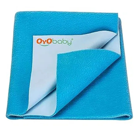OYO BABY Waterproof Mattress Protector Sheet for Kids and Adults Small 70cm x 50cm Firoza 