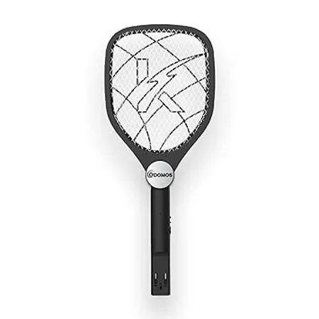 Odomos Attack Anti Mosquito Rechargeable Racquet with 400mAH Battery 6 Month Warranty Black 