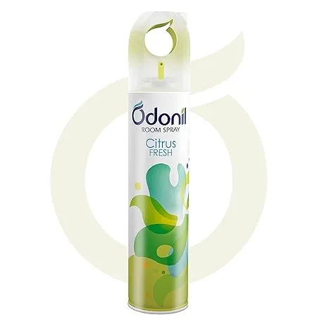 Odonil Room Air Freshner Spray Citrus Fresh 220 ml Nature Inspired Fragrance for Home Office Long Lasting Fragrance