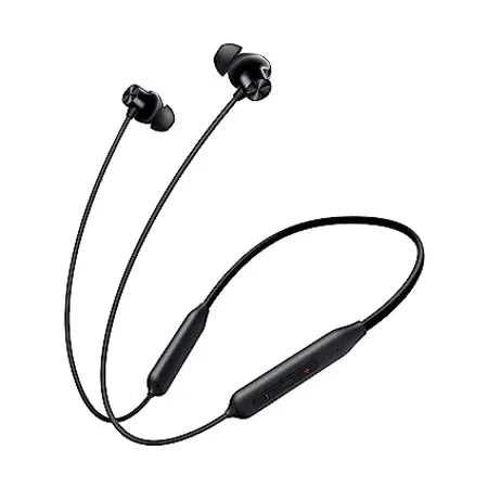 OnePlus Bullets Z2 Bluetooth Wireless in Ear Earphones with Mic Bombastic Bass 12 4 Mm Drivers 10 Mins Charge 20 Hrs Music 30 Hrs Battery Life Magico Black 