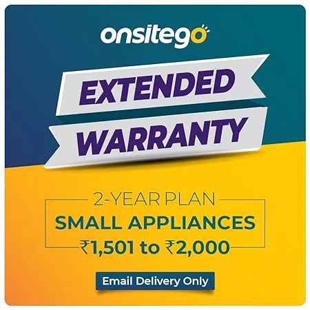 Onsitego 2 Year Extended Warranty for Small Household Appliances from Rs 1501 2000 Email Delivery No Physical Kit 
