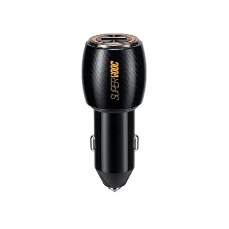 Oppo Original 6 Months Offical Warranty Supervooc 80W for Super Flash Car Charger Cellular Phone USB Black