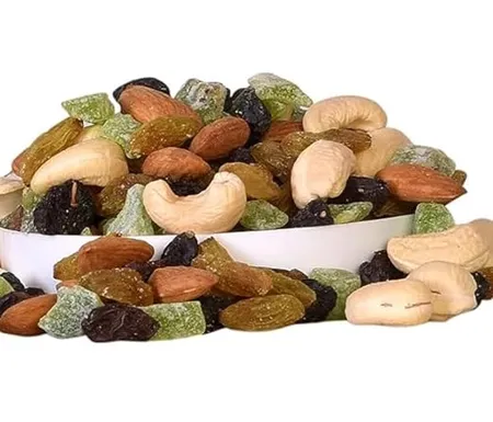 Organic Purify Premium Mix Dry Fruits and Nuts with Almonds Cashew Kishmish Apricot Black Raisins kiwi Dry Fruits Seeds Nuts 900g