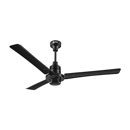 Orient Electric I Tome 1200mm 26W Intelligent BLDC Energy Saving Ceiling Fan with Remote 3 Year On Site Warranty 5 Star Rated Black Pack of 1 