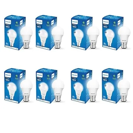 PHILIPS Ace Saver 10W B22 LED Bulb 900lm Cool Day Light Pack of 8