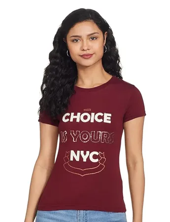 Parx Women s Regular Fit Tshirt