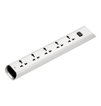 Philips CHP2452W Power Strips with 5 Universal Socket One Main Switch with Over Current Protection 1 4m Cable Length White 