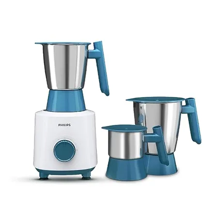 Philips HL7535 01 Mixer Grinder 500W 3 Jars with 5 Year Warranty on Motor Bigger jar sizes