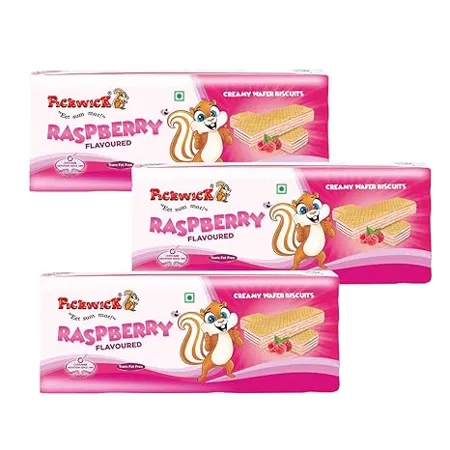 Pickwick Raspberry wafer biscuits Combo Pack 110gm x 3 