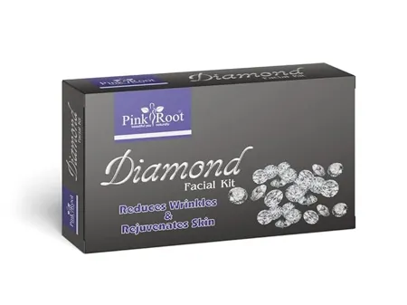 Pink Root Diamond Facial Kit 80gm Multi Color PR DIAMOND KIT 
