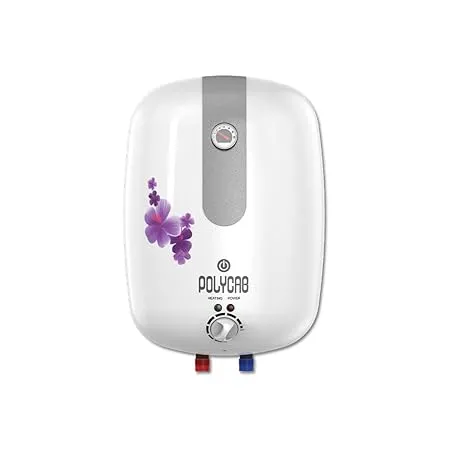 Polycab Elanza Dlx Matt Finish 15 Ltr 2 Kw Electric Storage Water Heater White 